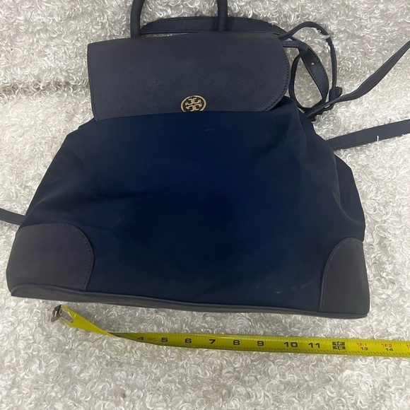 Tory Burch Piper Flap Nylon Backpack - Blue main image 3